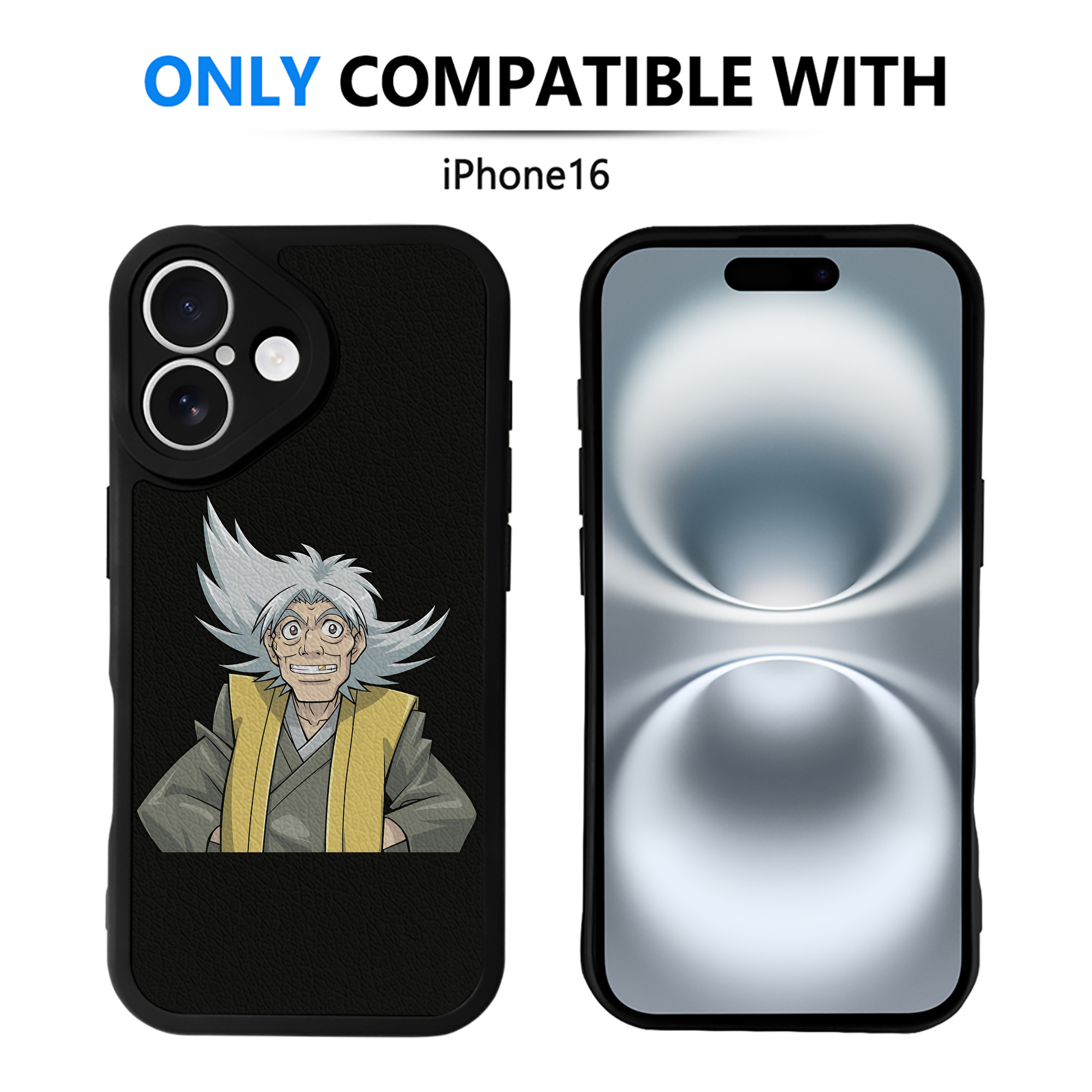 遊☆戯☆王 Yu-Gi-Oh! 【iPhone 16シリーズ対応】シリコンスマホケース（レザー調） 材質：シリコン
